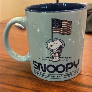 Peanuts Snoopy Blue and White Mug